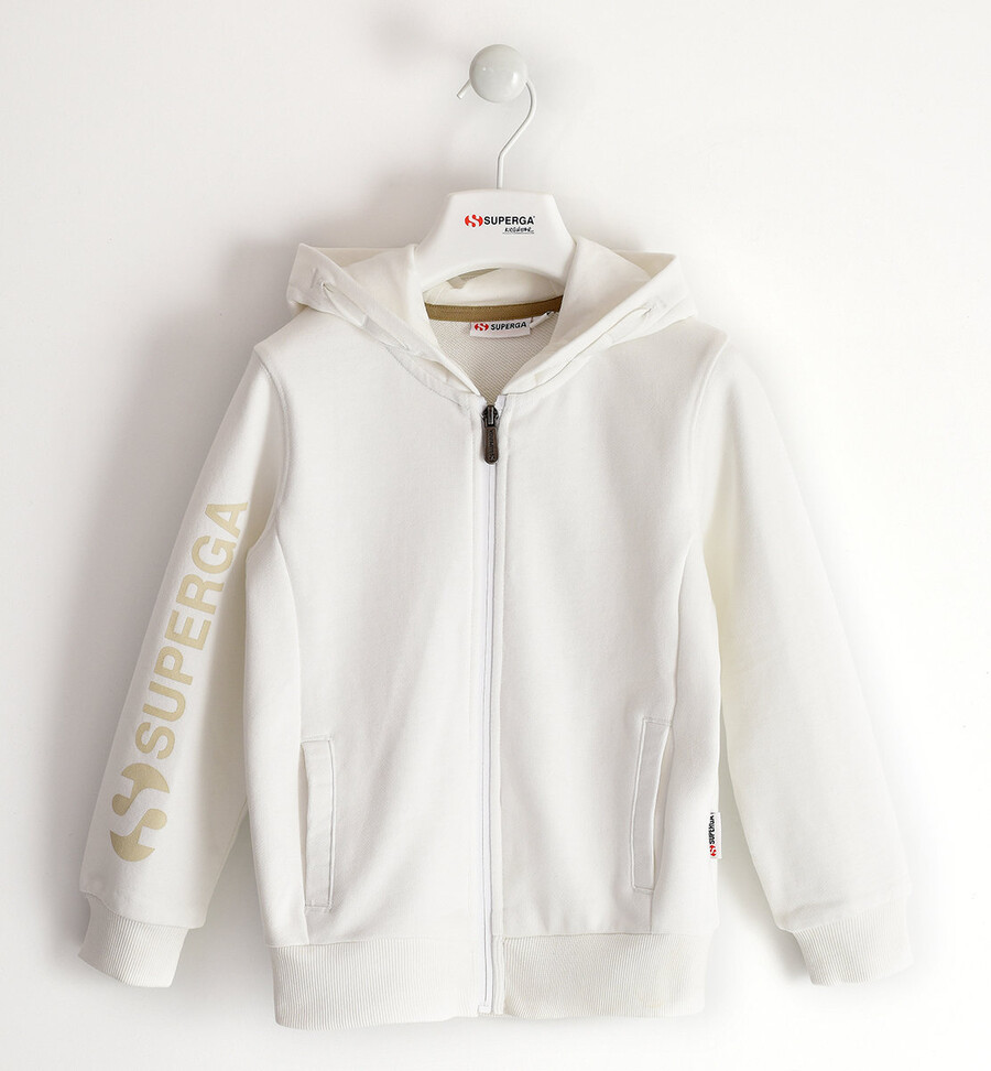 sudadera con capucha y cremallera para niños superga